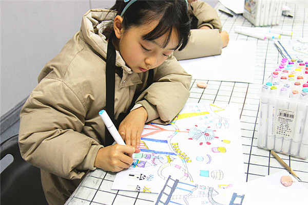 玄武湖街道关工委开展寒假青少年绘画活动 (3).jpg