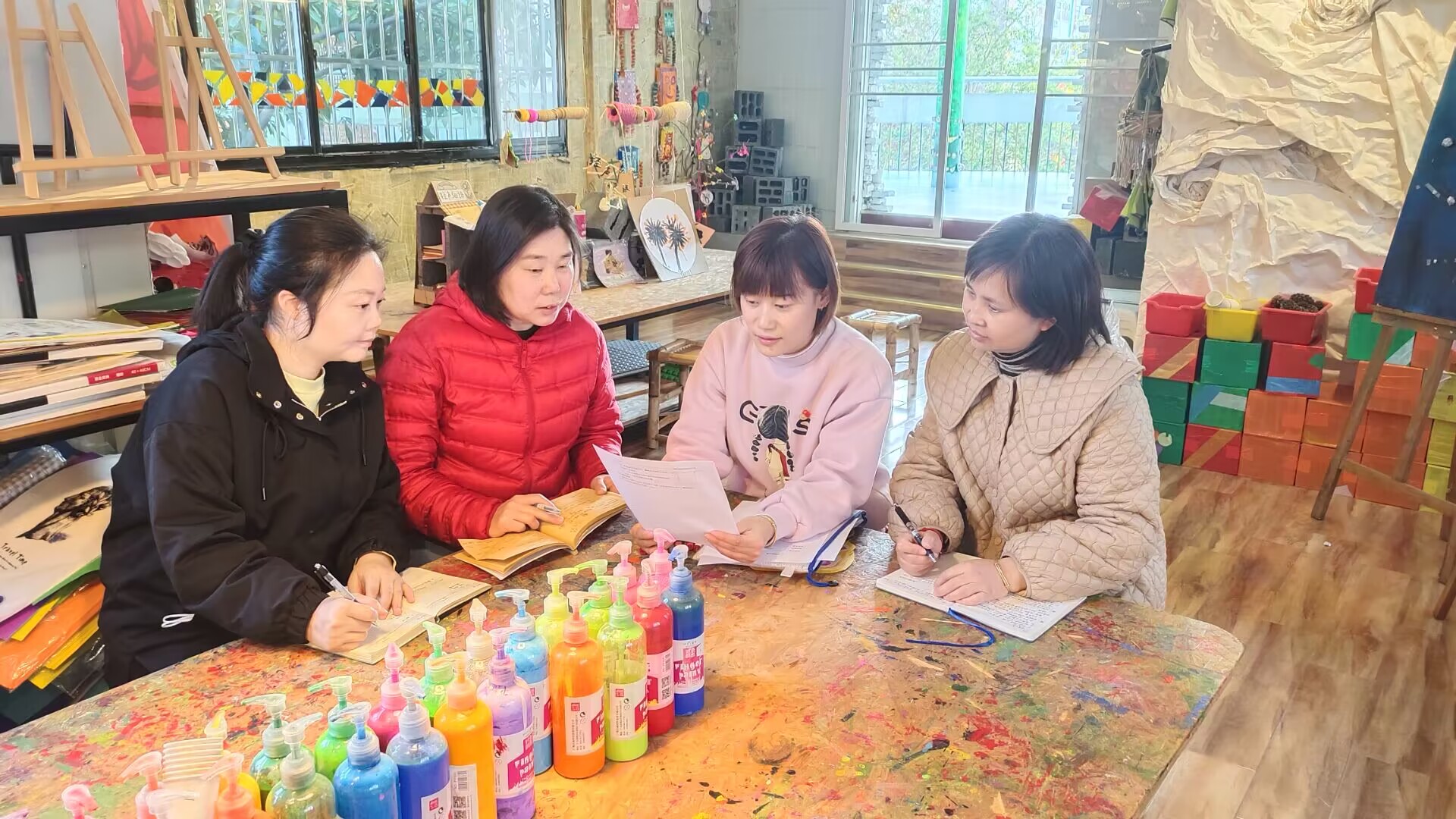 2023年3月14日沿河幼儿园开展美术领域园本培训学习.jpg